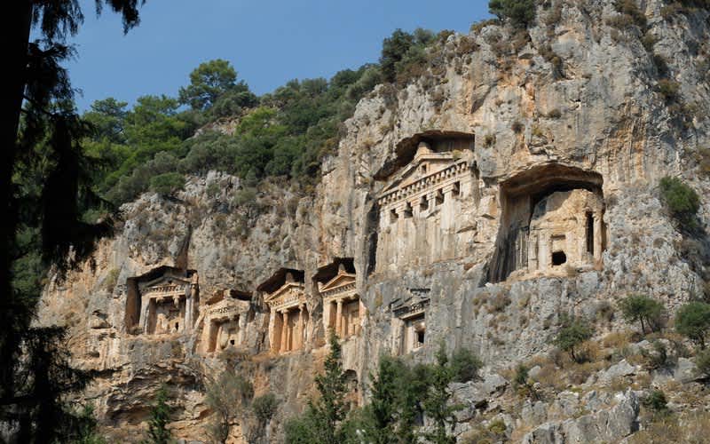 Kaunos Kaya Mezarlarını Fotoğraflayın